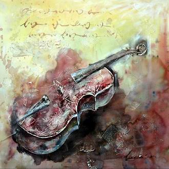 Musical Instrument oil painting